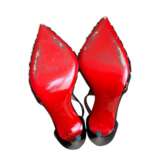 Christian Louboutin Salonu 120mm chiffon heels RETAIL 995 - Picture 6 of 8